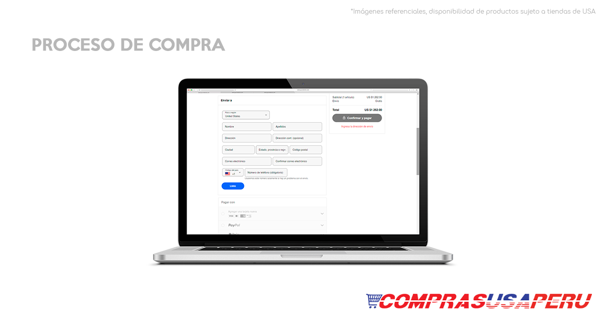 COMPRASUSAPERU COMPRAENEBAY PROCESODECOMPRA DIRECCION