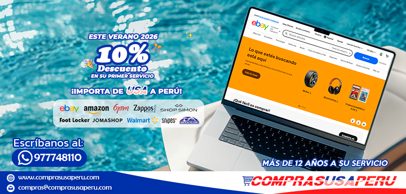 Descuento en tu primer servicio de importación de USA a Perú