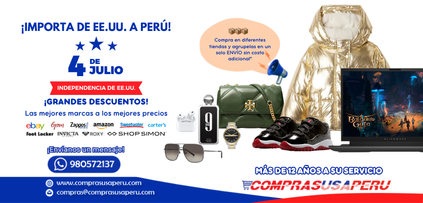 4 DE JULIO INDEPENDENCIA EN EE.UU. ¡GRANDES DESCUENTOS!